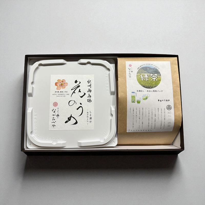 梅とお茶のじかん。花のうめ×川添緑茶